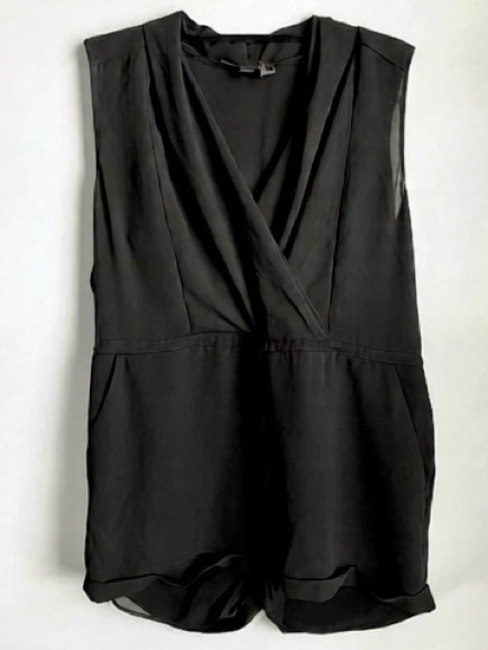 Black All Saints Cassie Playsuit size medium NWT